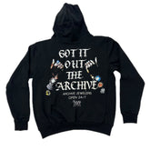 ARCHIVE MINISTRY Wrist Bling Hoodie at Gravity NYC